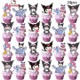 Sanrio Kuromi Cake & Cupcake Topper Set – 25 Piece