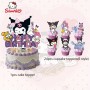 Sanrio Kuromi Cake & Cupcake Topper Set – 25 Piece