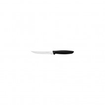 Tramontina Churrasco Plenus Steak Knife Serrated Narrow Blade Black 127mm