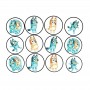 Cupcake Toppers - Edible Wafer Top - Bluey 12pk
