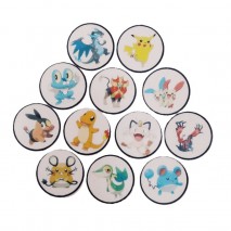Cupcake Toppers - Edible Wafer Top - Pokemon 12pk
