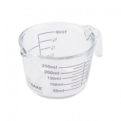 Daily Bake Boroscilicate Glass Measure Jug 1 cup/250ml