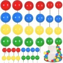 Cake Topper Ball Set – Multi Bright 20 Piece