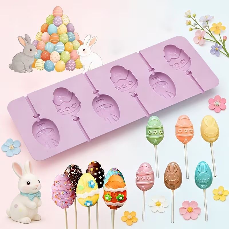 Easter Chocolate & Lollipop Silicone Mould