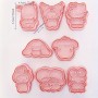 Sanrio Kuromi Cookie Cutter & Embosser Set – 8 Piece