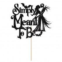 Simply Meant To Be Cake Topper