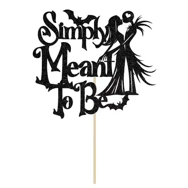 Simply Meant To Be Cake Topper