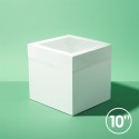 10x10x10inch Cake Box with Window - Tall Bake Group