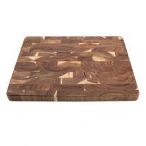 Alfresco Lane Acacia Wood End Grain Cutting Board - 40x30x3cm