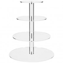 Acrylic Cake Stand 4 tier Cake Craft - 1