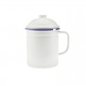 Falcon Dripping Container - 13cm/1.2L White/Blue