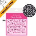 Sweet Sticks Spooky Skulls Stencil