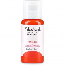 Sweet Sticks Edibleart Cake Paint - Orange - 15ml