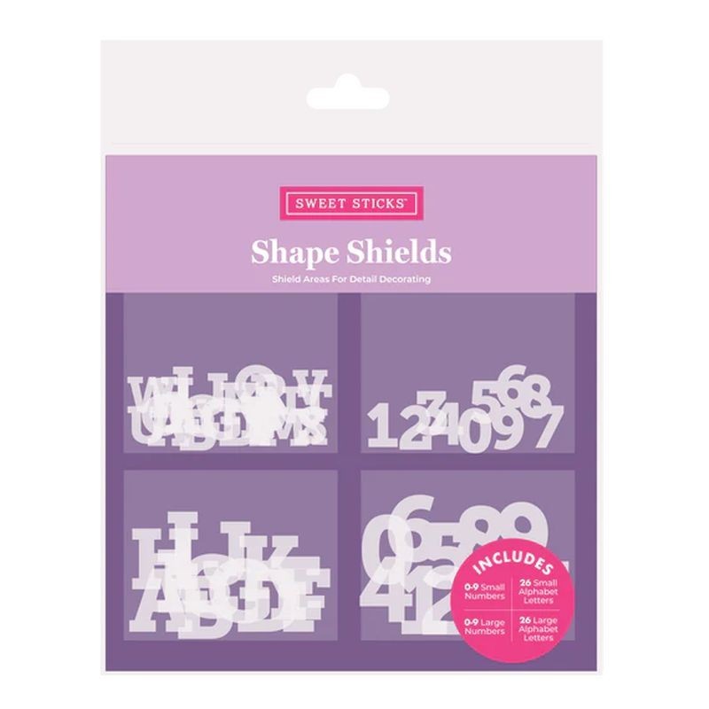 Sweet Sticks Shape Shields - Alphabet and Numbers Sweet Sticks - 1