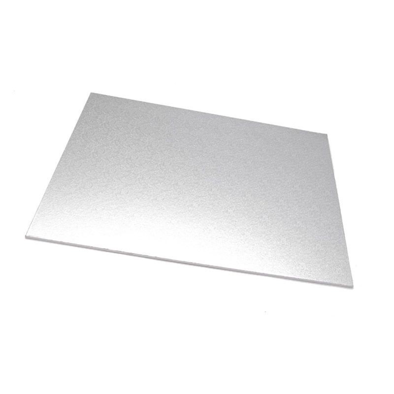 Bake Group Rectangle Cake Board - Silver 45 x 35cm