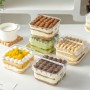 Disposable Dessert Box Square 7×7×7.5cm – Pack of 25