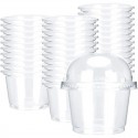 Disposable Dessert Tub Round 6.7×5.8cm – 250ml (8oz) – Pack of 25