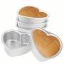 Aluminium Heart Cake Pan 3"
