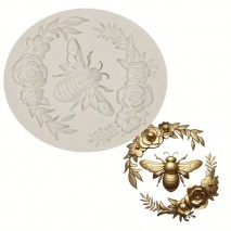 Bee Wreath Silicone Mould