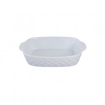 Cuisena Ceramic Baking Dish - White - 24cm