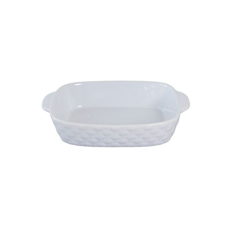 Cuisena Ceramic Baking Dish - White - 24cm