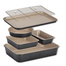 Stanley Rogers Ceramabake Cleverstack Bakeware Set 6 Piece