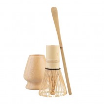 Teaology Bamboo Matcha Tea Whisk Set - 3 piece