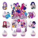 Kpop Demon Hunters Cake Topper Set 25pc