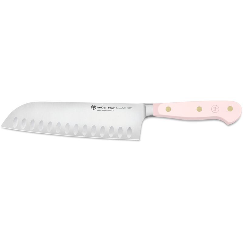 Wusthof Classic Colour Santoku with Hollow Edge 17cm- Pink Himalayan Salt Wusthof - 1