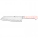 Wusthof Classic Colour Santoku with Hollow Edge 17cm- Pink Himalayan Salt