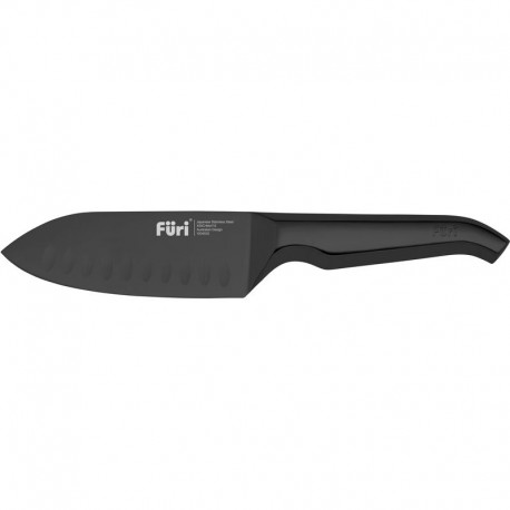 Furi Jet Black East/West Santoku Knife 13cm  - 1