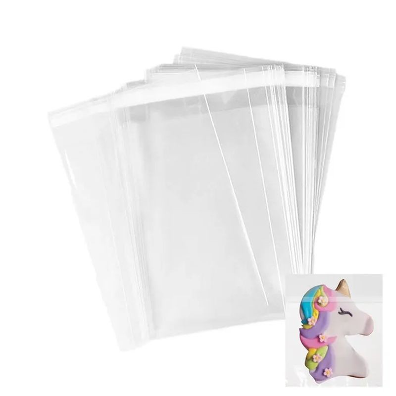 Cake Craft Self Sealing Cello Bags 120x200mm 100 pieces