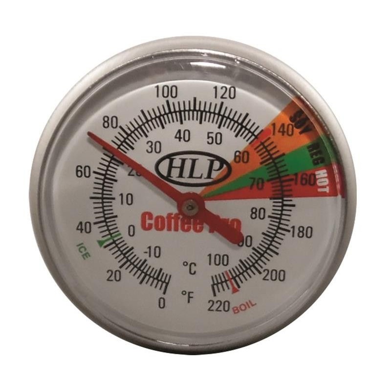 HLP Coffee Pro Milk Thermometer 210mm probe - 43mm dial HLP Controls - 1