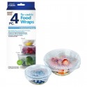 Grand Fusion Silicone Food Wraps 4pk