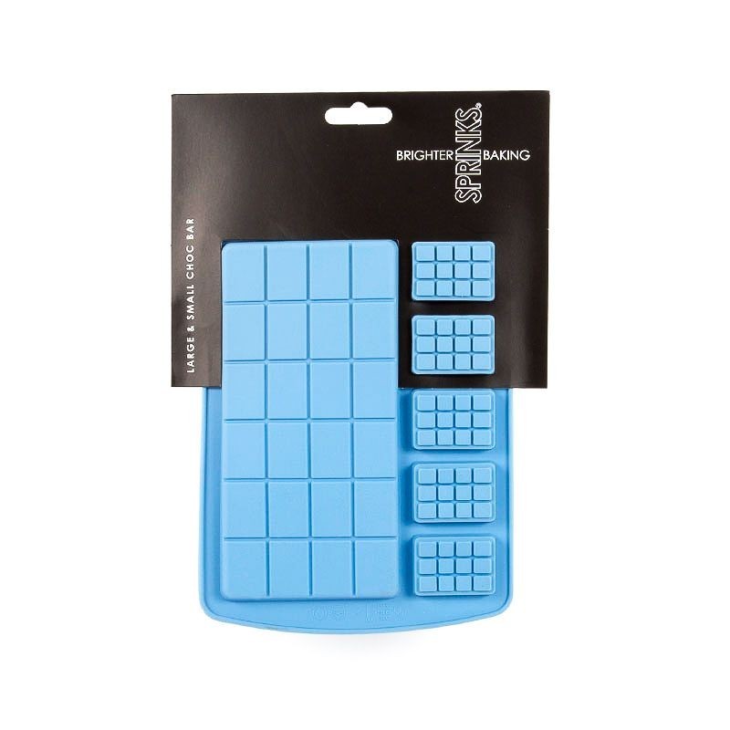 Sprinks Silicone Mould - Small & Large Chocolate Block Sprinks - 1