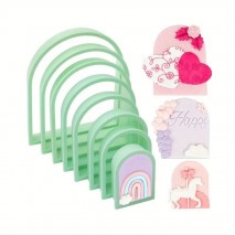 Arch Cookie Cutter Set 8pc Plastic Unbranded - 1