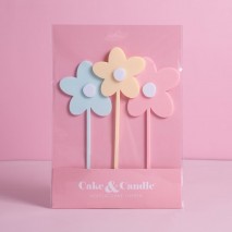 C&C Milkshake Layered Cake Topper - Flowers Bake Group - 1