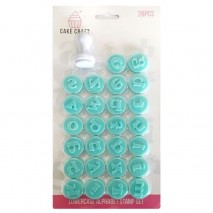 Cake Craft Lowercase Alphabet Stamp Set Cake Craft - 1