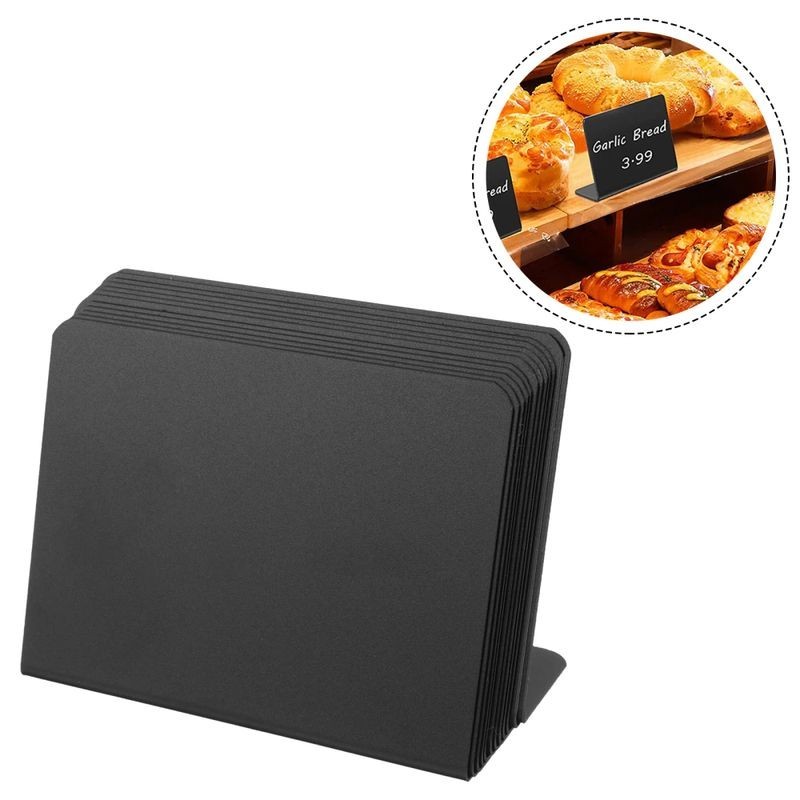 Buffet Chalk Board Signs 10x7.5x3cm 10pk Unbranded - 1