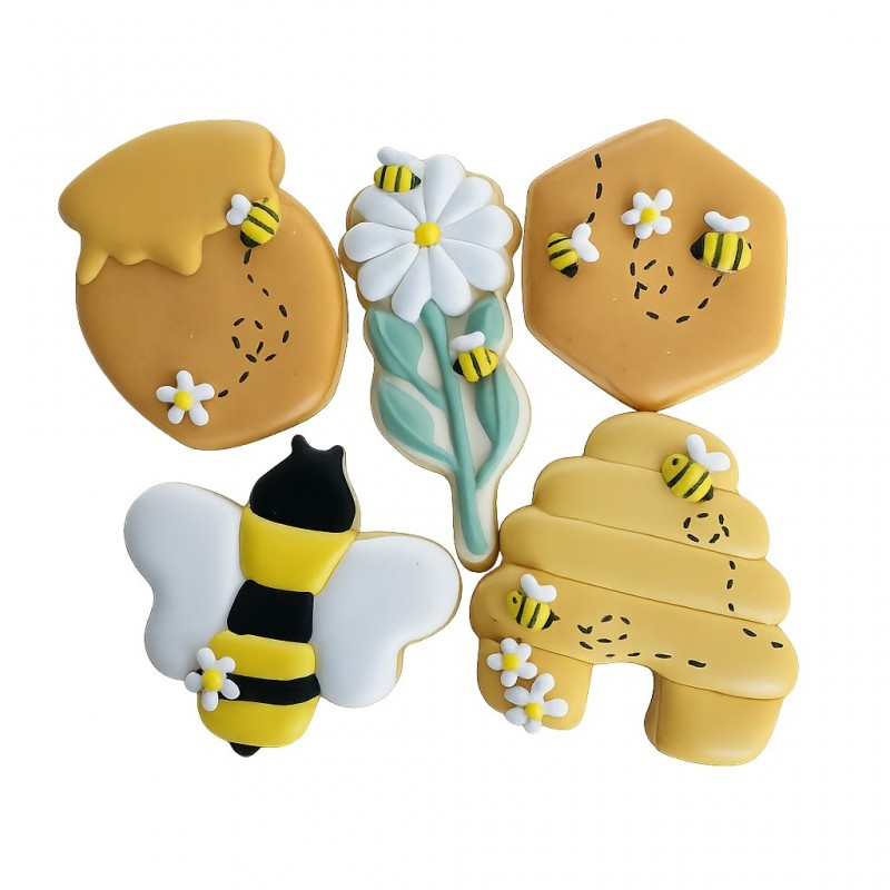 Honey Bee Royal Icing Cookie Class