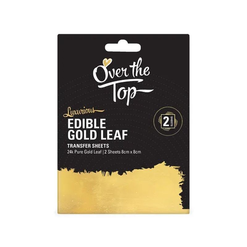 Over The Top Edible 24K Gold Leaf 2 pc