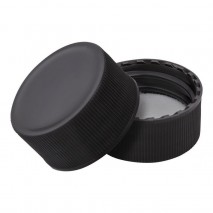 Plasdene Plastic Screw Cap with Liner - Black 28mm Plasdene - 1