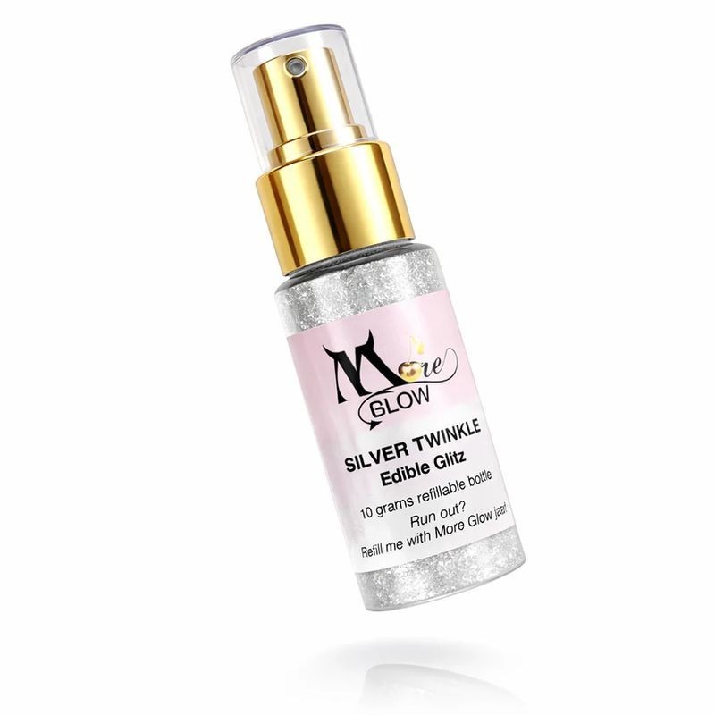 More Blow The Ultimate Glitter Puffer Spray - Silver Twinkle