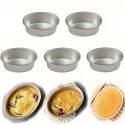 Oval Mini Cake Pan Alum 9.8x7.3x3.6cm 1pc