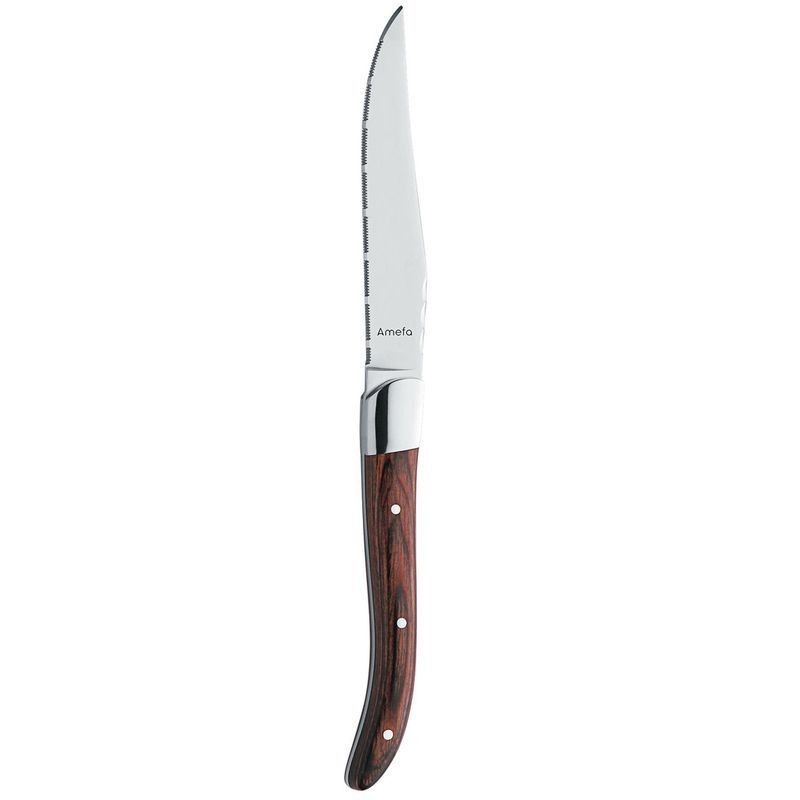 Amefa Royal Steak Knife Pakkawood Handle 12pc