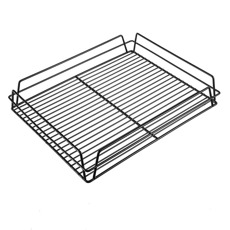 KH Glass Basket Rack Black 425 x 350 x 75mm