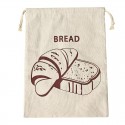 Cotton Drawstring Bread Bag 40x30cm