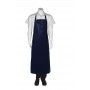 Chef Works Long PVC Bib Apron - Navy - Waterproof CWPVL Chef