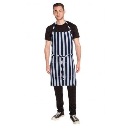 Chef Works Cheaspeake Denim Bib Apron - Indigo - AB033 Chef