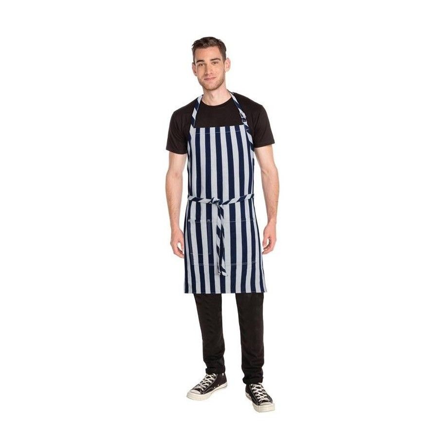 Chef Works Cheaspeake Denim Bib Apron - Indigo - AB033 Chef